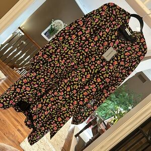 Balenciaga floral silk dress